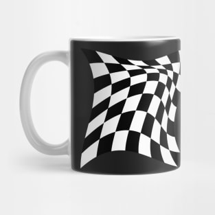 Warped chessboard Mug